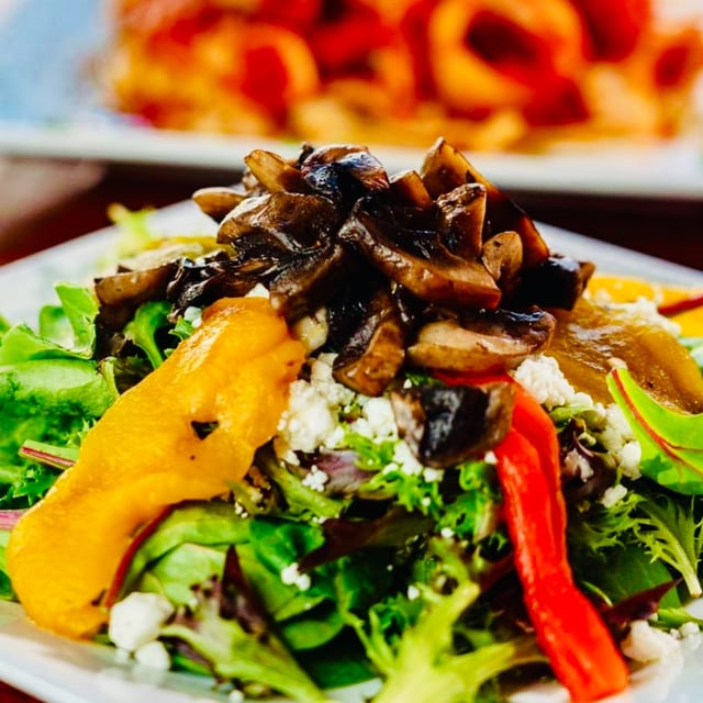 Organic Goat Cheese Salad.